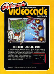 Cosmic Raider Manual Cover